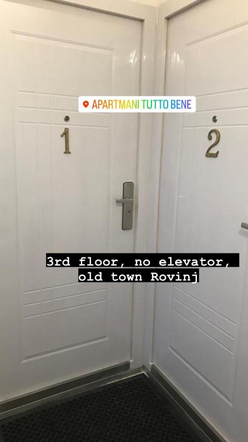 Studio Apartman Tutto Bene Rovinj Extérieur photo